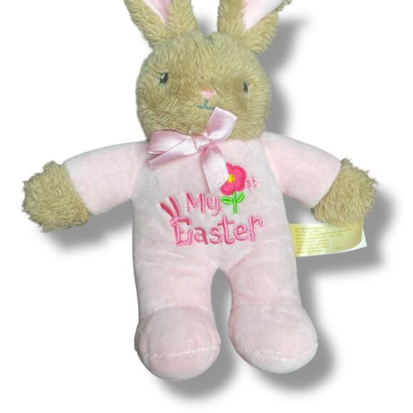My First Easter Plush Bunny Rabbit Rattle MTY International Stuffed Animal 10" - Picture 14 of 14